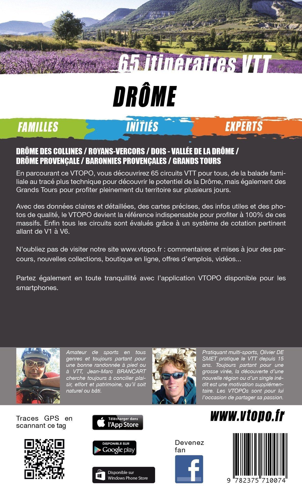 Topoguide cyclo - Drôme : 76 itinéraires VTT | VTOPO guide cycliste VTOPO