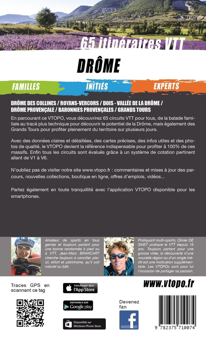 Topoguide cyclo - Drôme : 65 itinéraires VTT | VTOPO guide vélo VTOPO 