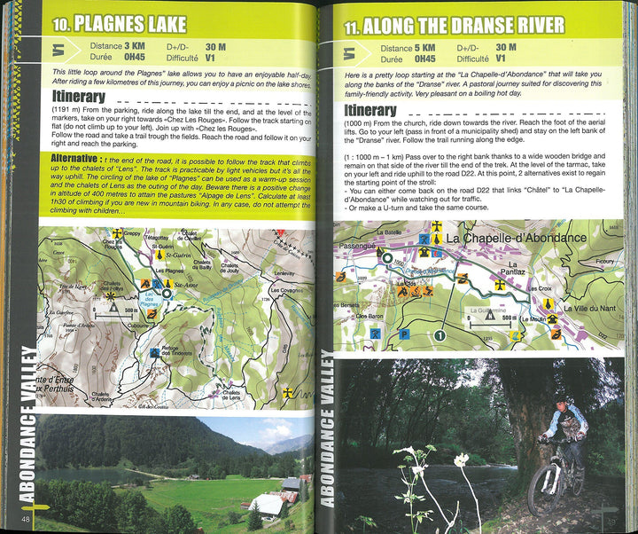 Topoguide cyclo (en anglais) - Portes du Soleil : 56 MTB Routes | VTOPO guide vélo VTOPO 