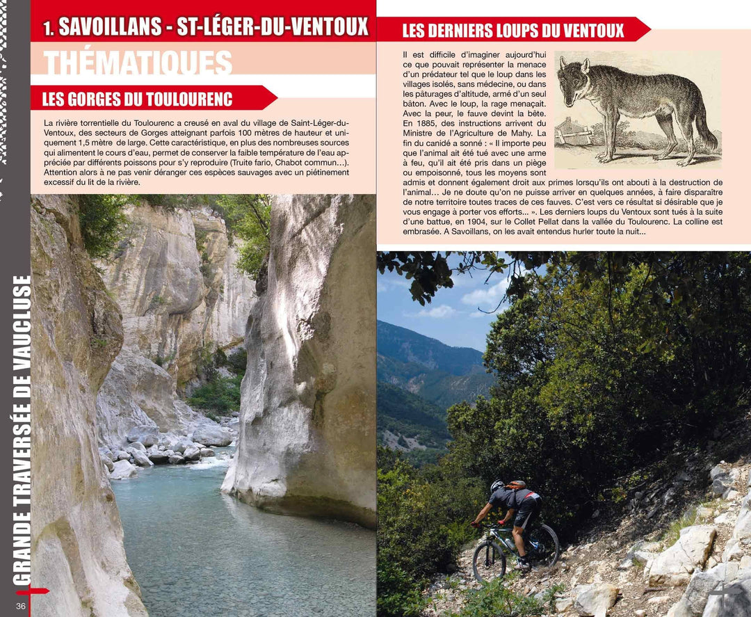 Topoguide cyclo - Grande traversée de Vaucluse - Itinérance | VTOPO guide vélo VTOPO 