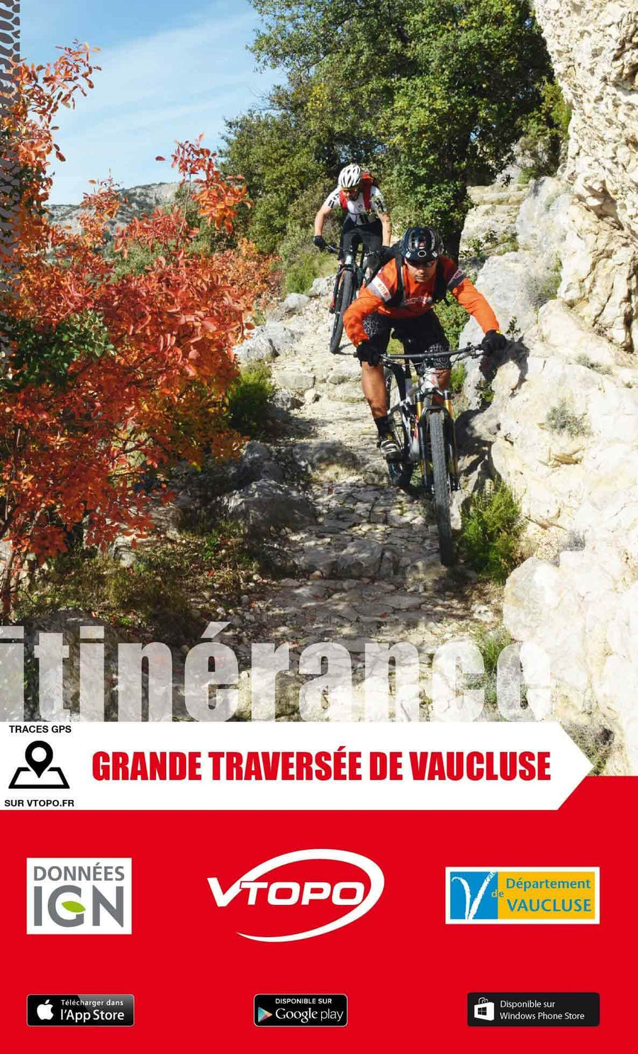 Topoguide cyclo - Grande traversée de Vaucluse - Itinérance | VTOPO guide vélo VTOPO 