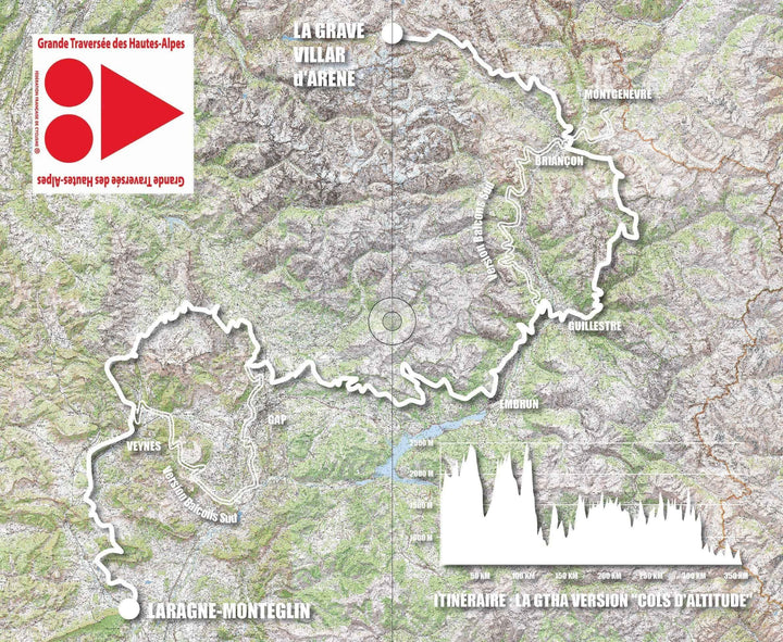 Topoguide cyclo - Grande traversée des Hautes-Alpes - Itinérance | VTOPO guide vélo VTOPO 