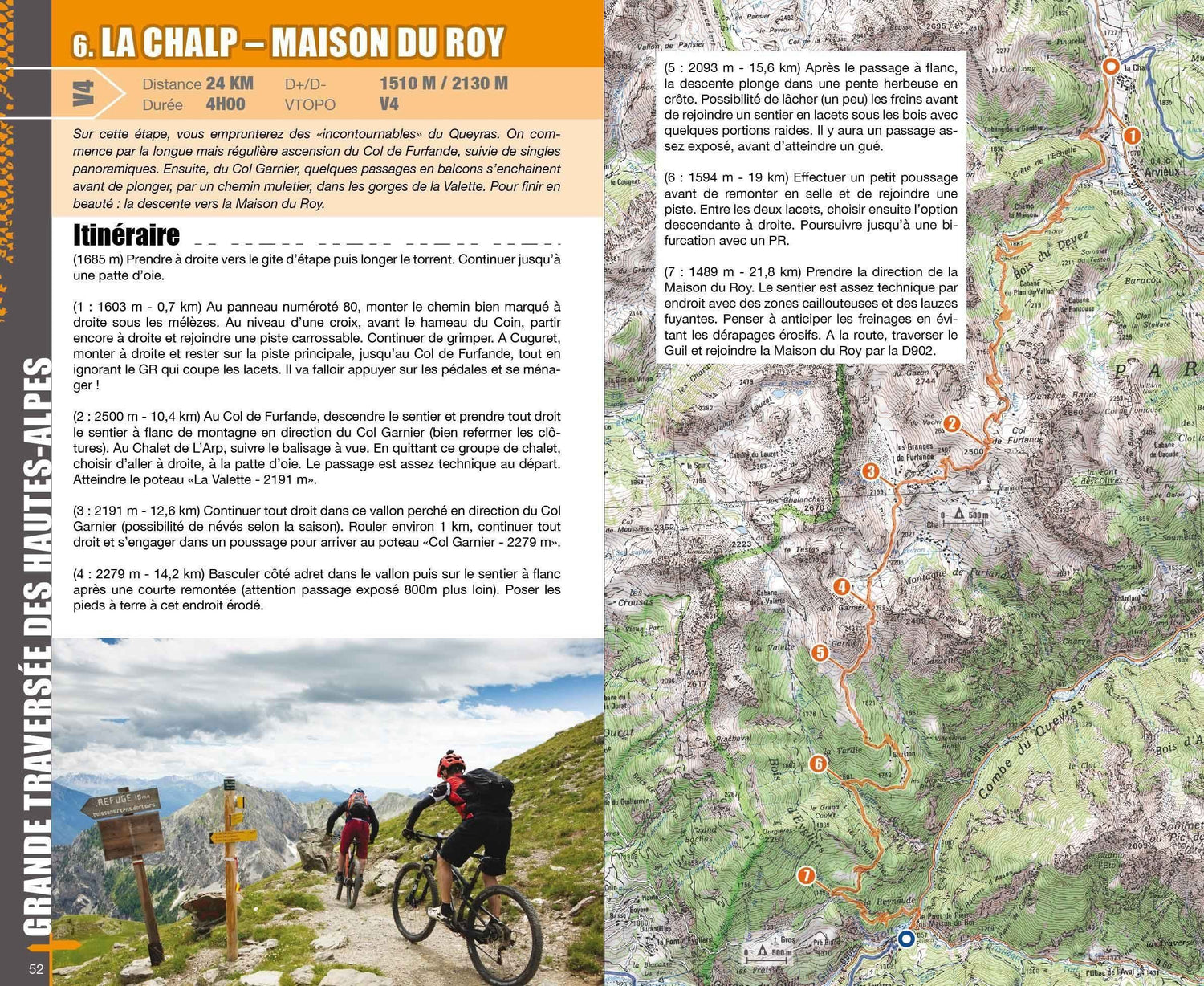 Topoguide cyclo - Grande traversée des Hautes-Alpes - Itinérance | VTOPO guide cycliste VTOPO