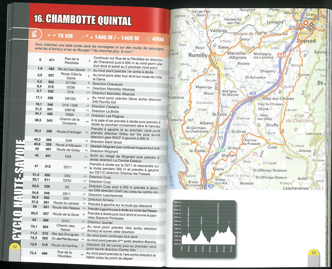 Topoguide cyclo - Haute-Savoie, 30 parcours vélo de route | VTOPO guide vélo VTOPO 