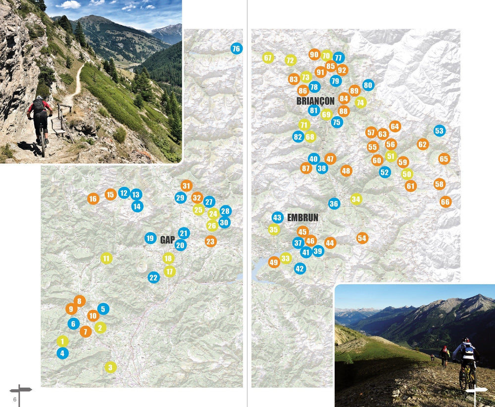 Topoguide cyclo - Hautes-Alpes : 92 itinéraires VTT | VTOPO guide vélo VTOPO 