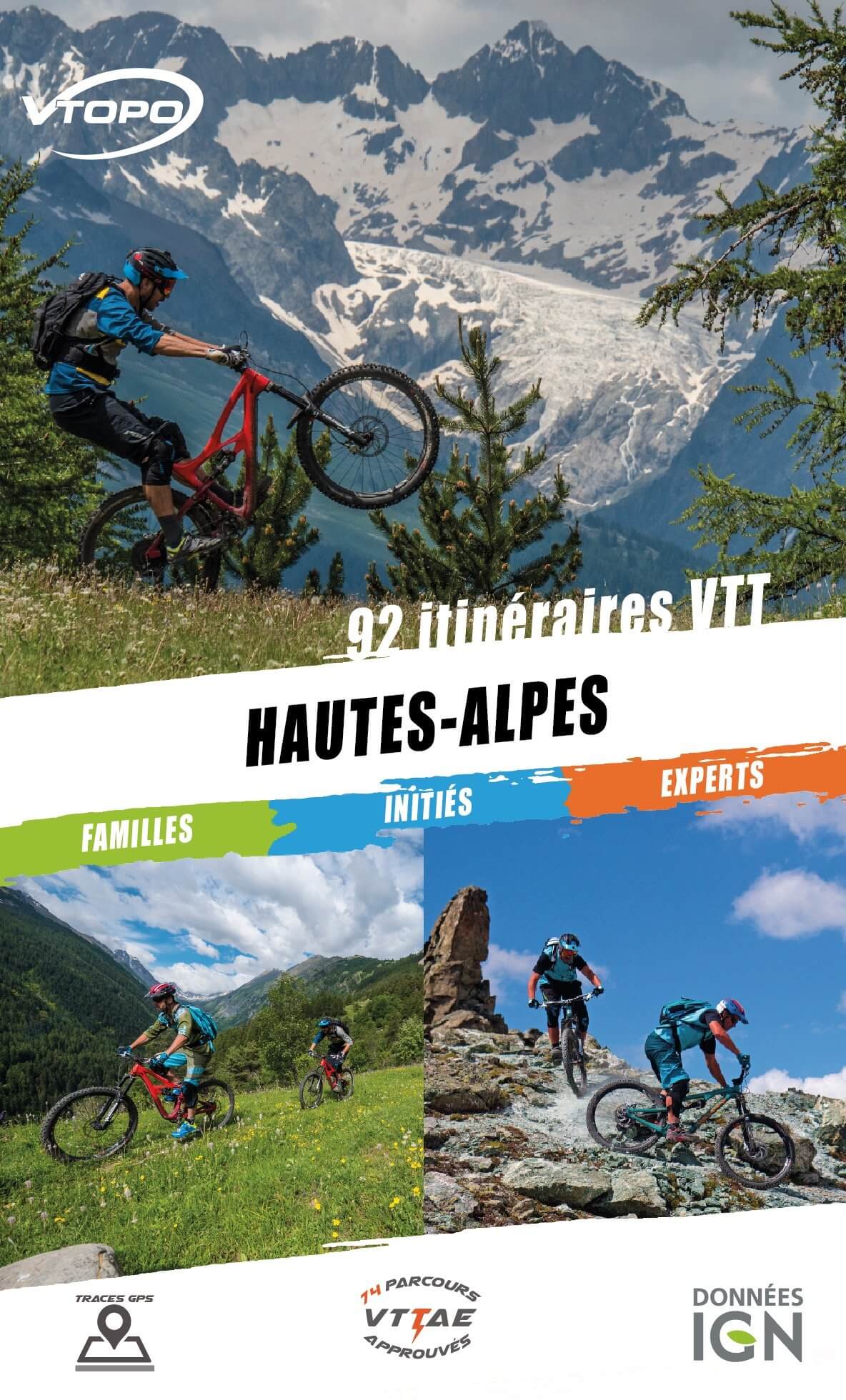 Topoguide cyclo - Hautes-Alpes : 92 itinéraires VTT | VTOPO guide cycliste VTOPO Default Title