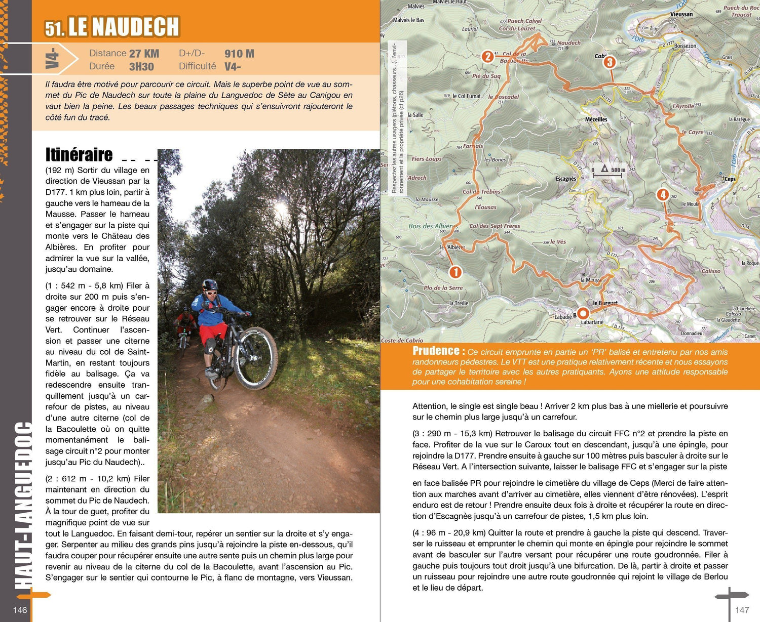 Topoguide cyclo - Hérault : 62 itinéraires VTT | VTOPO guide cycliste VTOPO