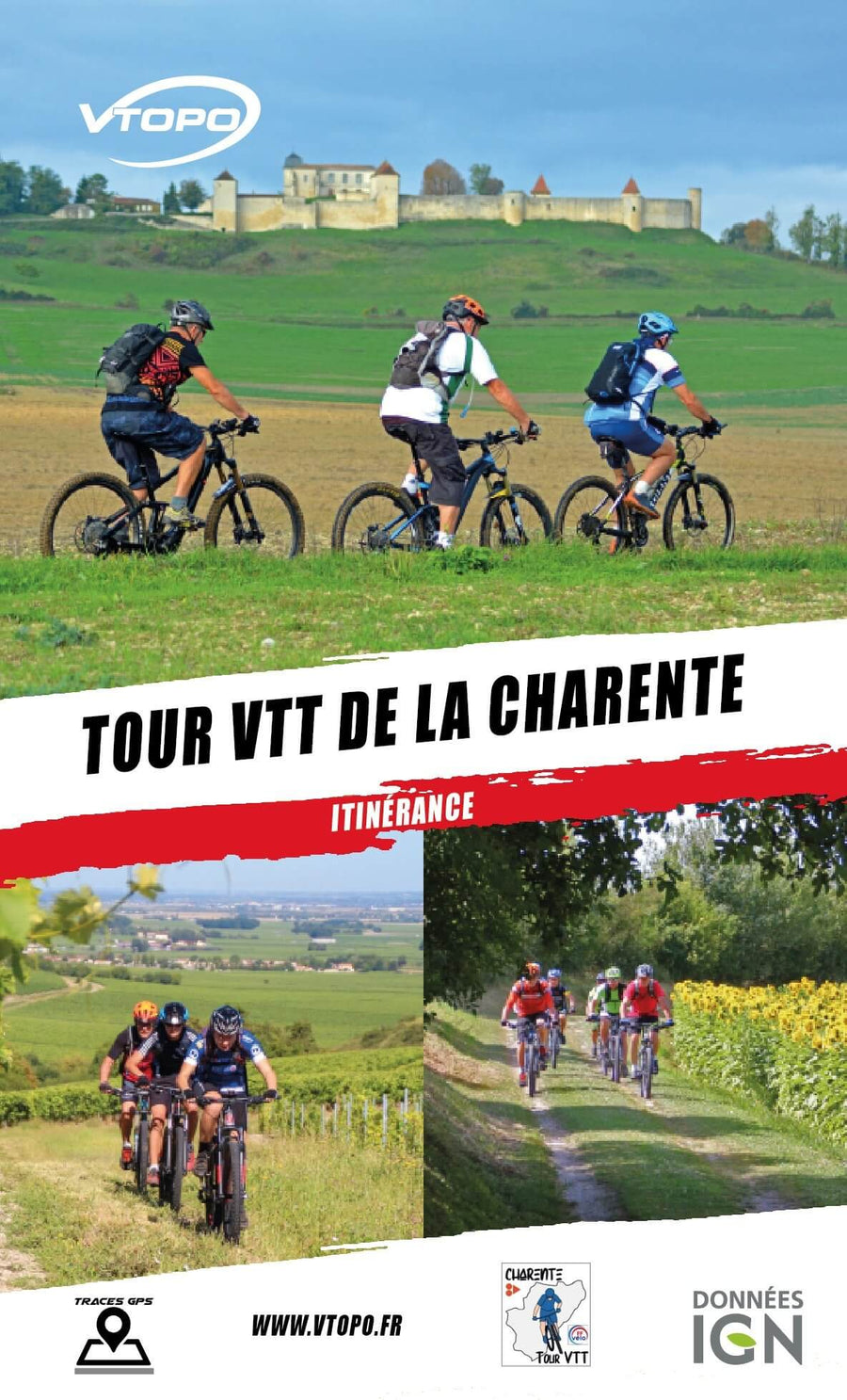 Topoguide cyclo - Tour VTT de la Charente - Itinérance | VTOPO guide vélo VTOPO 