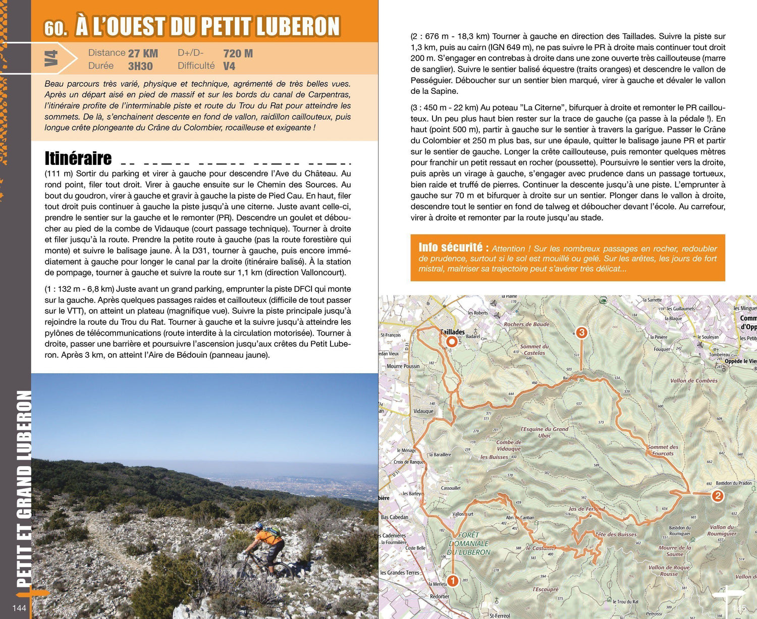 Topoguide cyclo - Vaucluse : 77 itinéraires VTT | VTOPO guide cycliste VTOPO