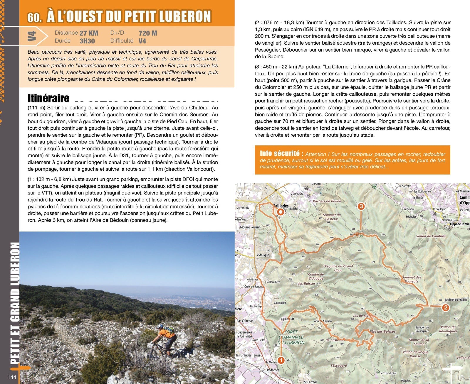 Topoguide cyclo - Vaucluse : 77 itinéraires VTT | VTOPO guide cycliste VTOPO