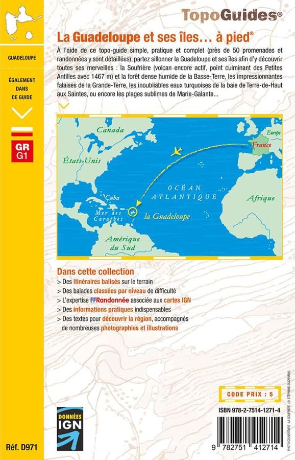 Topoguide de randonnée - Guadeloupe et ses îles | FFR guide de randonnée FFR - Fédération Française de Randonnée 
