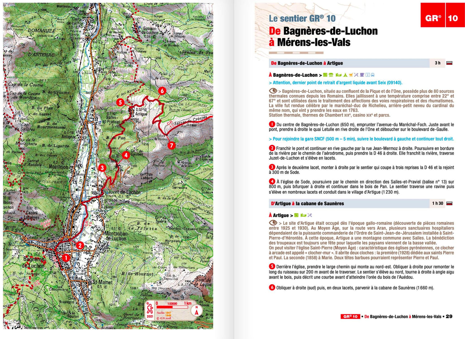 Topoguide de randonnée - La traversée des Pyrénées Ariégeoises - GR10 | FFR guide de randonnée FFR - Fédération Française de Randonnée 