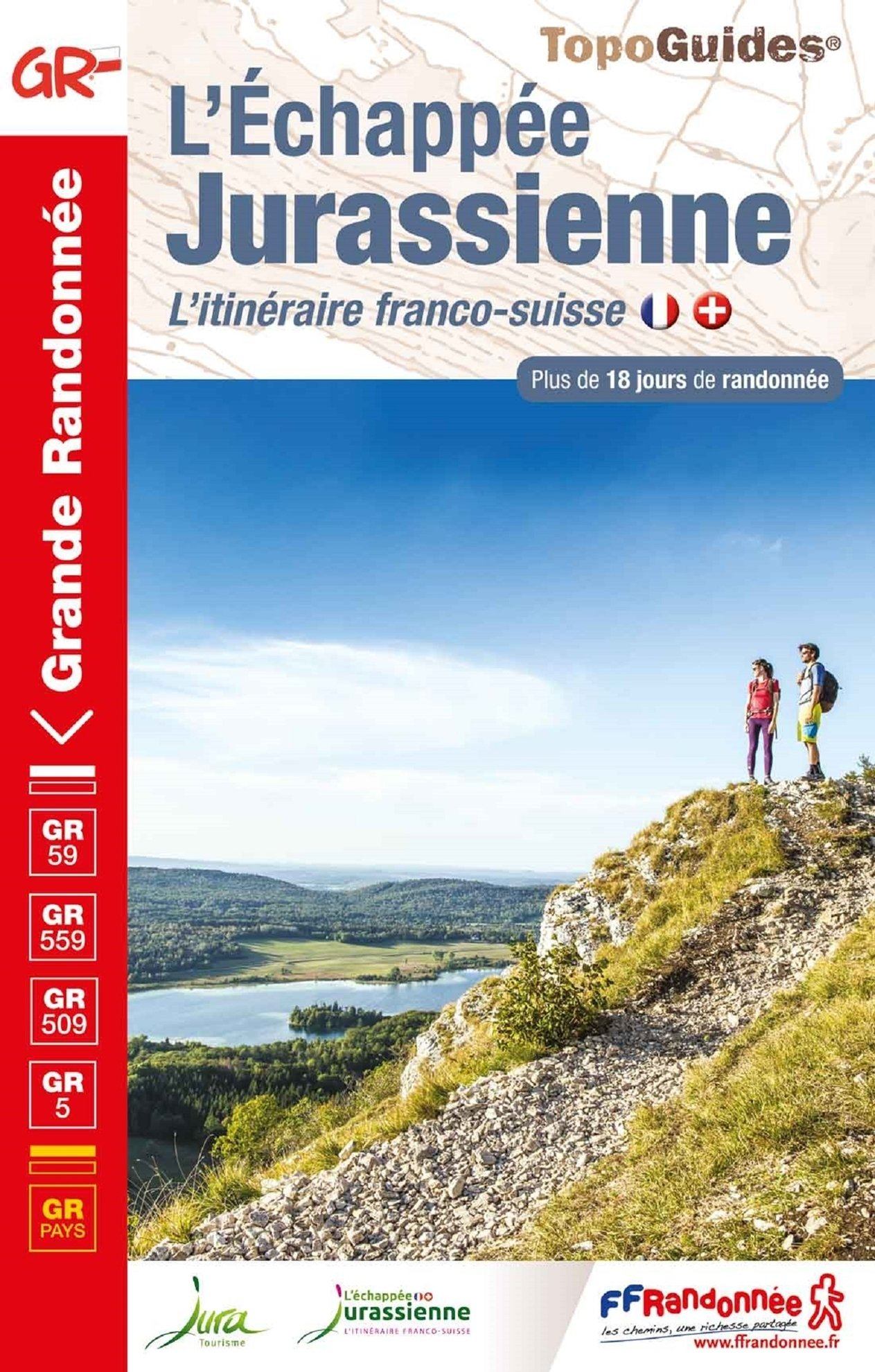 Topoguide de randonnée - L'échappée Jurassienne GR59, 59A, 559, 509 | FFR guide de randonnée FFR - Fédération Française de Randonnée 