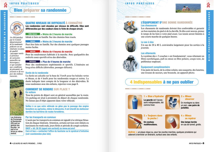Topoguide de randonnée - Les Alpes-de-Haute-Provence à pied | FFR guide de randonnée FFR - Fédération Française de Randonnée 