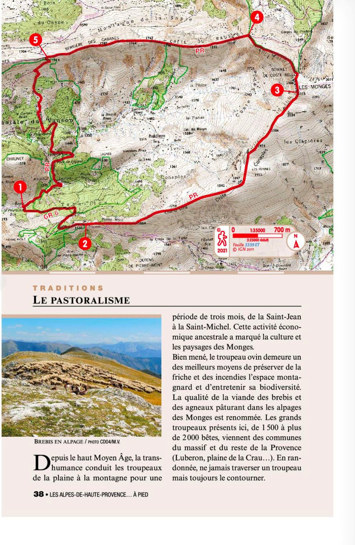 Topoguide de randonnée - Les Alpes-de-Haute-Provence à pied | FFR guide de randonnée FFR - Fédération Française de Randonnée 