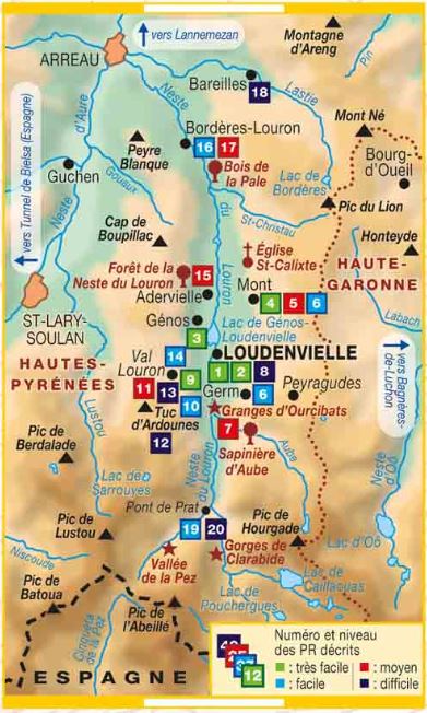 Topoguide de randonnée - Loudenvielle et la vallée du Louron… à pied | FFR guide de randonnée FFR - Fédération Française de Randonnée 