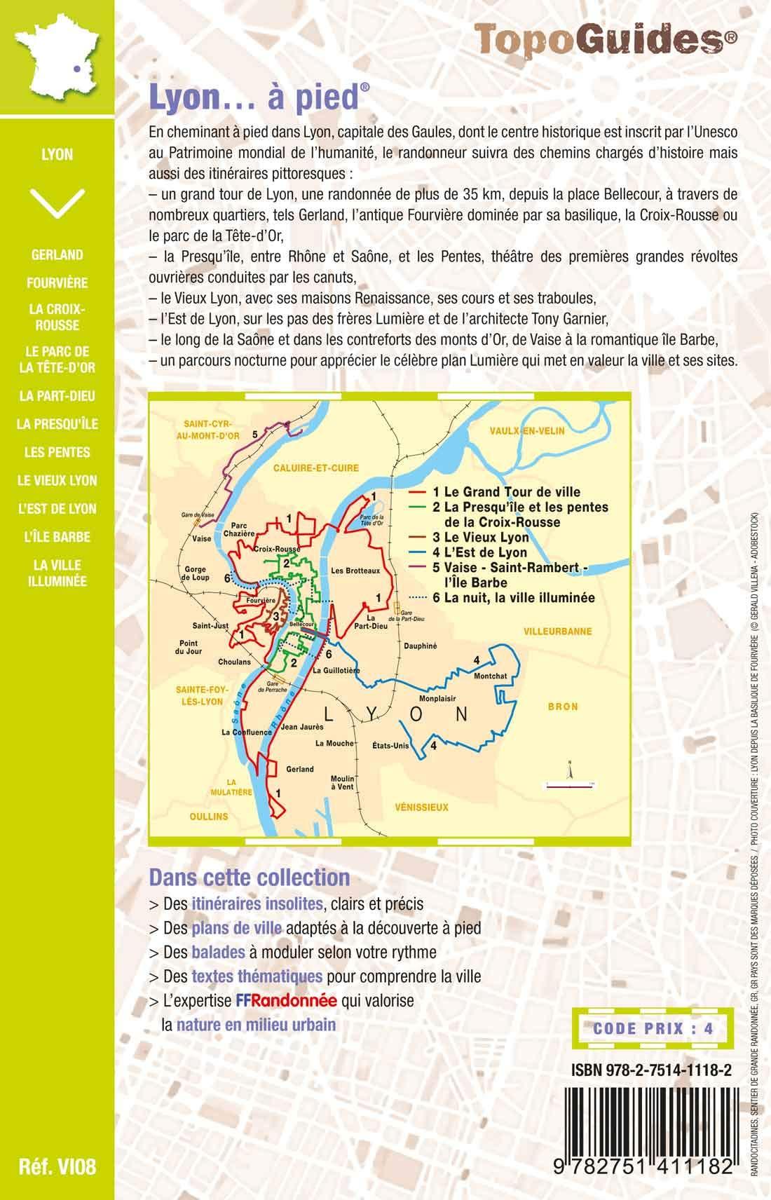Topoguide de randonnée - Lyon... à pied | FFR guide de randonnée FFR - Fédération Française de Randonnée 