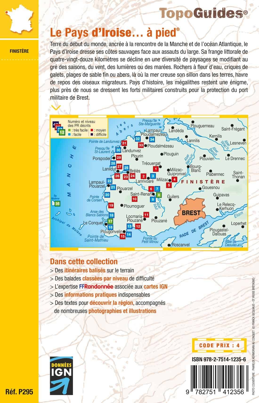 Topoguide de randonnée - Pays d'Iroise à pied | FFR guide de randonnée FFR - Fédération Française de Randonnée