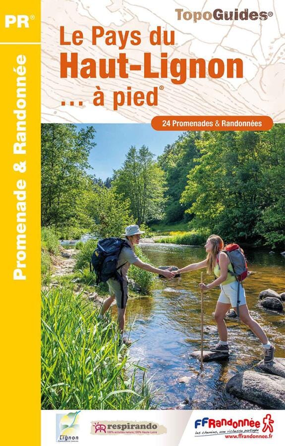 Topoguide de randonnée - Pays du Haut-Lignon à pied | FFR guide petit format FFR - Fédération Française de Randonnée 