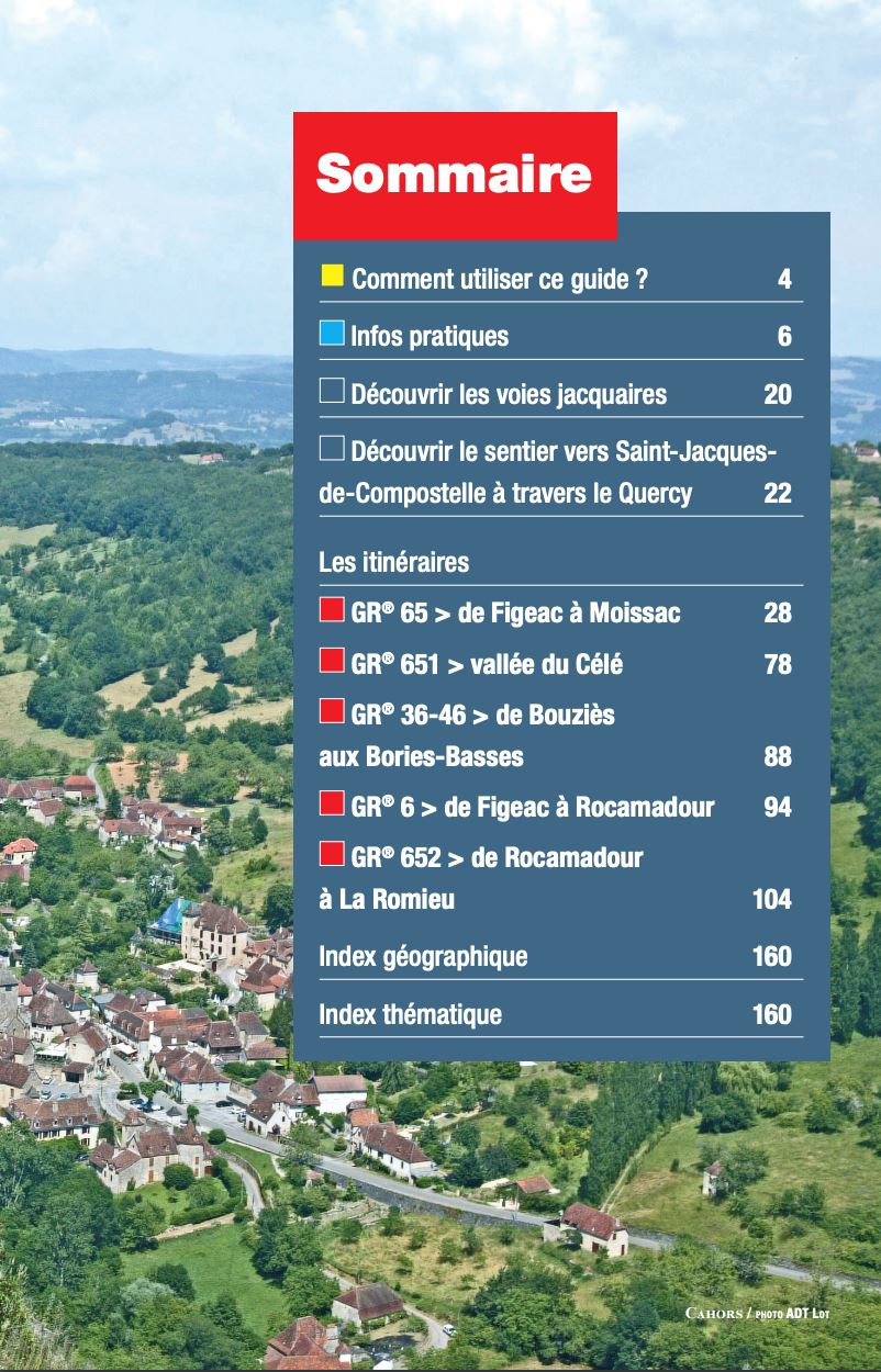 Topoguide de randonnée - Sentier vers Saint-Jacques, via Le Puy, de Figeac à Moissac - GR65/651/652 | FFR guide de randonnée FFR - Fédération Française de Randonnée