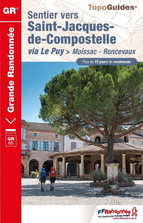 Topoguide de randonnée - Sentier vers Saint-Jacques, via Le Puy - Moissac-Roncevaux - GR65 | FFR guide petit format FFR - Fédération Française de Randonnée 