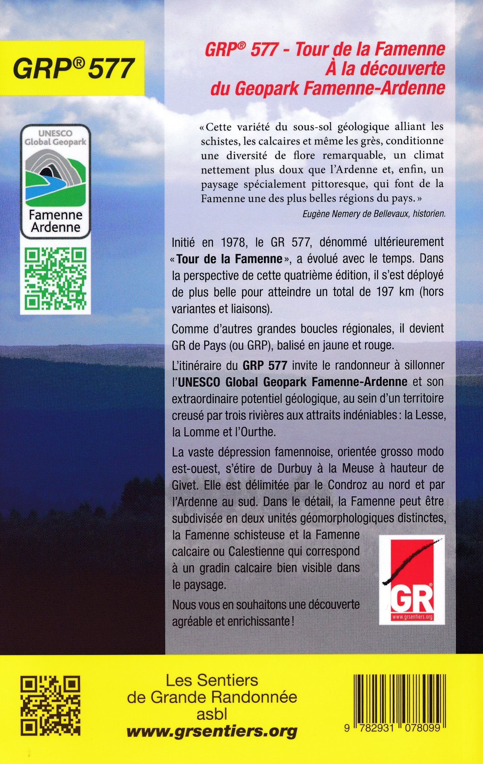 Topoguide de randonnée - Tour de la Famenne GR577 (Belgique) | Les Sentiers de Grande Randonnée guide de randonnée Les Sentiers de Grande Randonnée