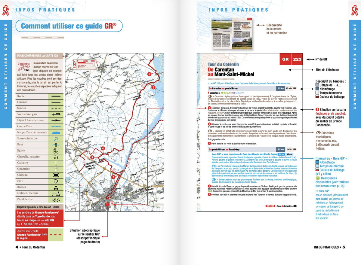 Gr223 Map Topoguide de randonnée - Tour du Cotentin - GR223 | FFR – Cartovia