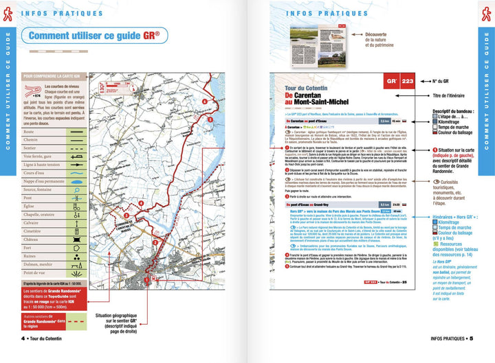 Topoguide de randonnée - Tour du Cotentin - GR223 | FFR guide de randonnée FFR - Fédération Française de Randonnée 
