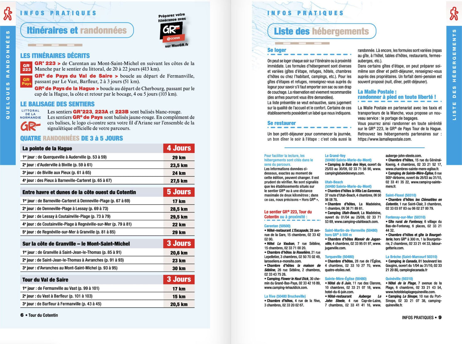 Topoguide de randonnée - Tour du Cotentin - GR223 | FFR guide de randonnée FFR - Fédération Française de Randonnée 