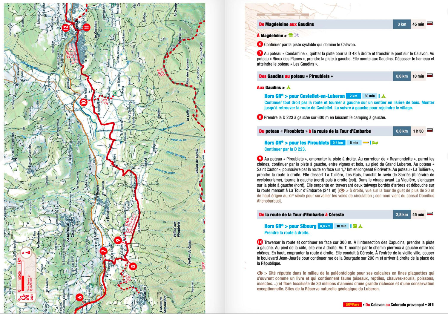 Topoguide de randonnée - Tours dans le Luberon et les Monts de Vaucluse | FFR guide de randonnée FFR - Fédération Française de Randonnée 
