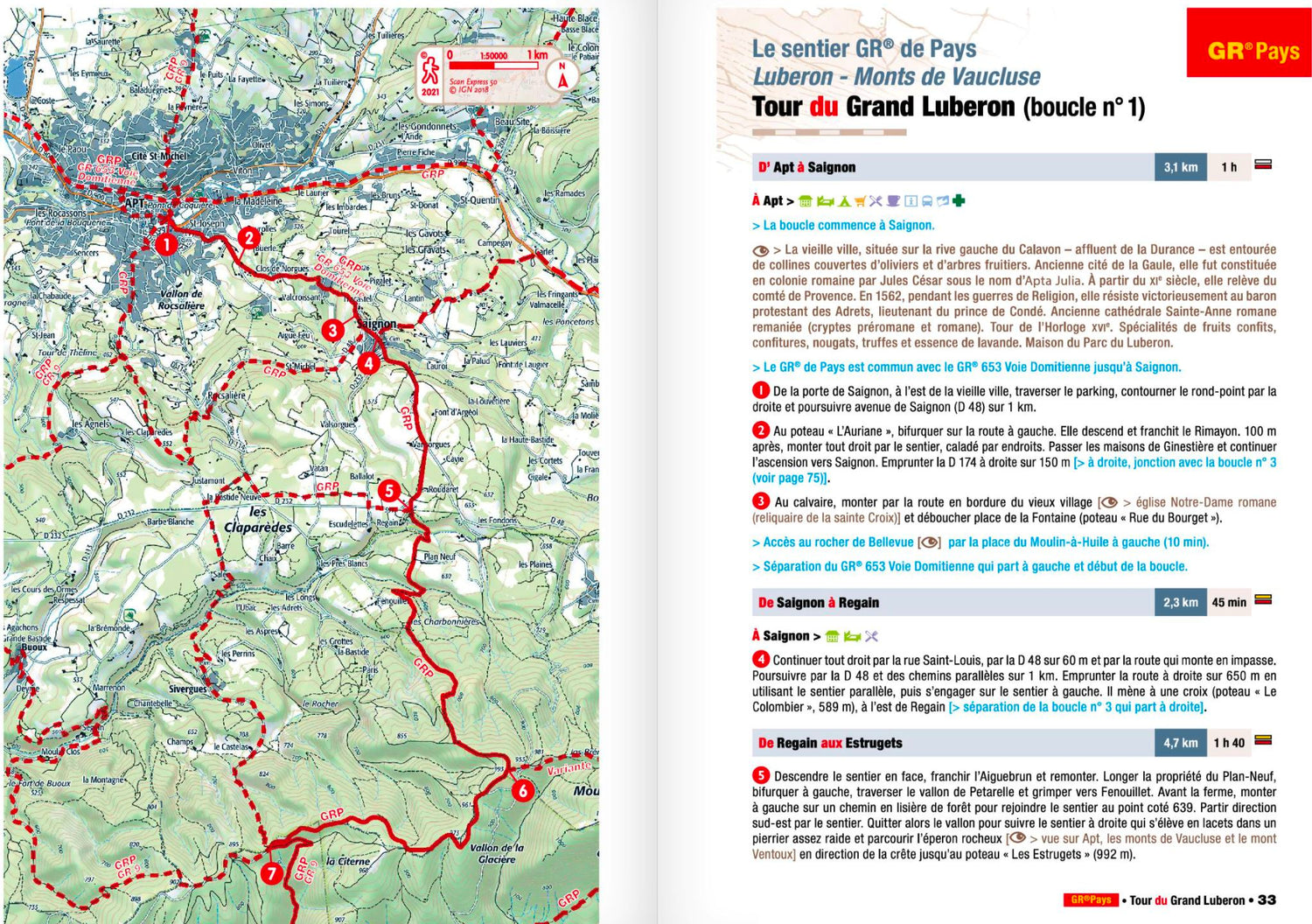 Topoguide de randonnée - Tours dans le Luberon et les Monts de Vaucluse | FFR guide de randonnée FFR - Fédération Française de Randonnée 