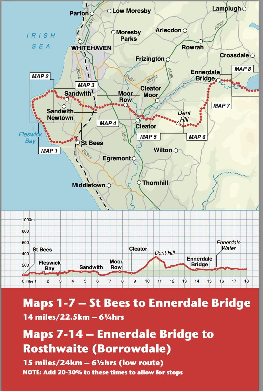 Topoguide de randonnées (en anglais) - Coast to Coast path | Trailblazer guide de randonnée Trailblazer 