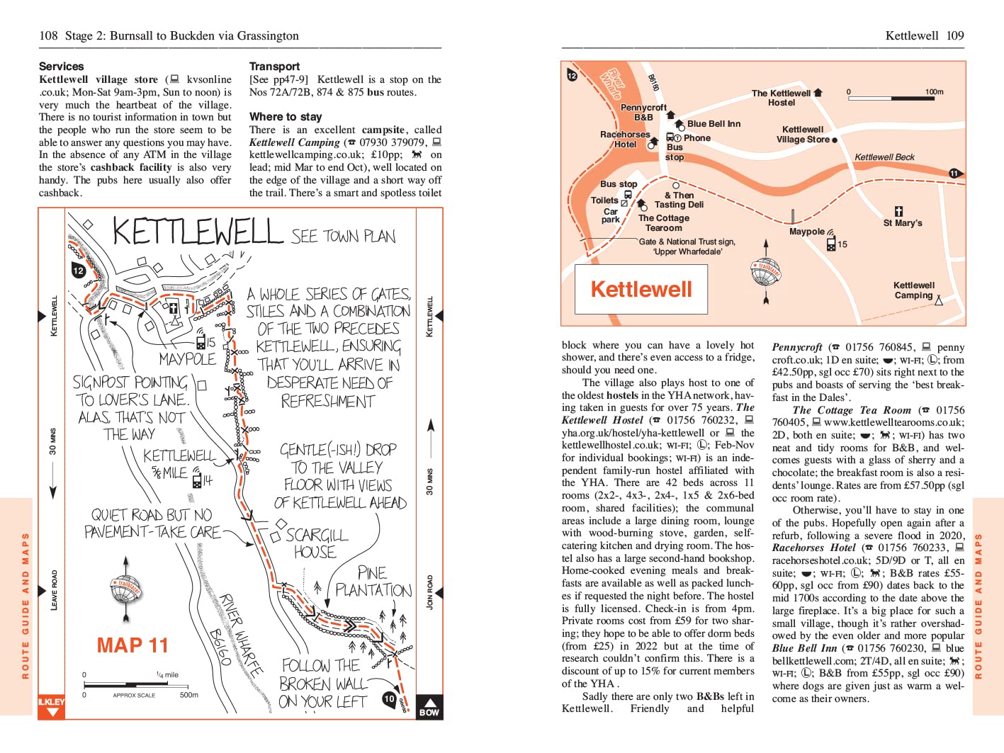 Topoguide de randonnées (en anglais) - Dales Way | Trailblazer guide de randonnée Trailblazer