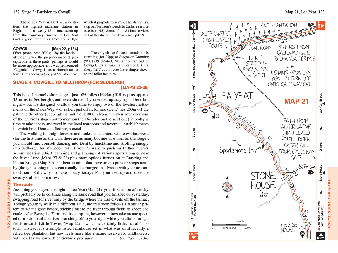 Topoguide de randonnées (en anglais) - Dales Way | Trailblazer guide de randonnée Trailblazer