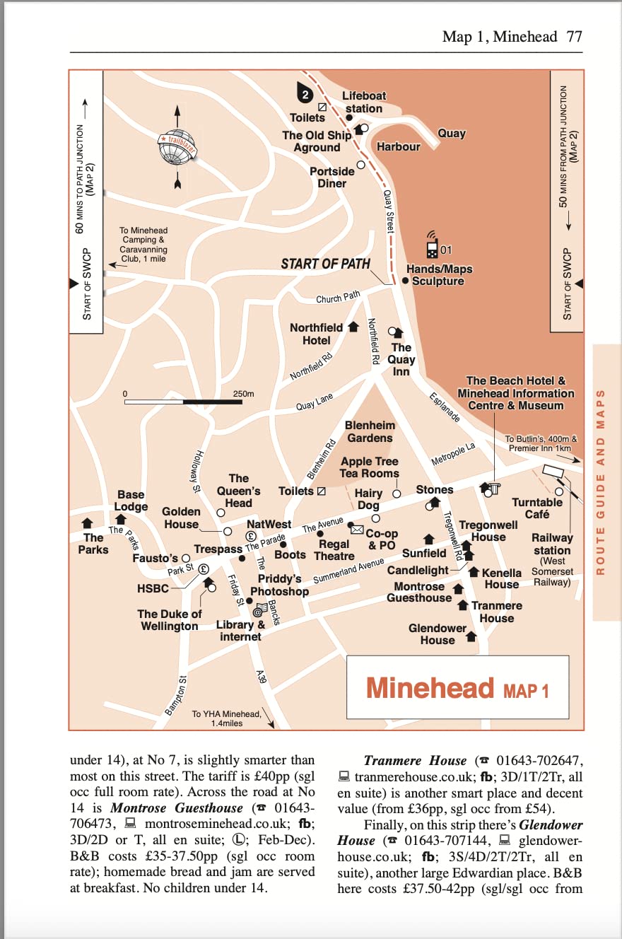Topoguide de randonnées (en anglais) - Exmoor & North Devon Coast Path | Trailblazer guide de randonnée Trailblazer 
