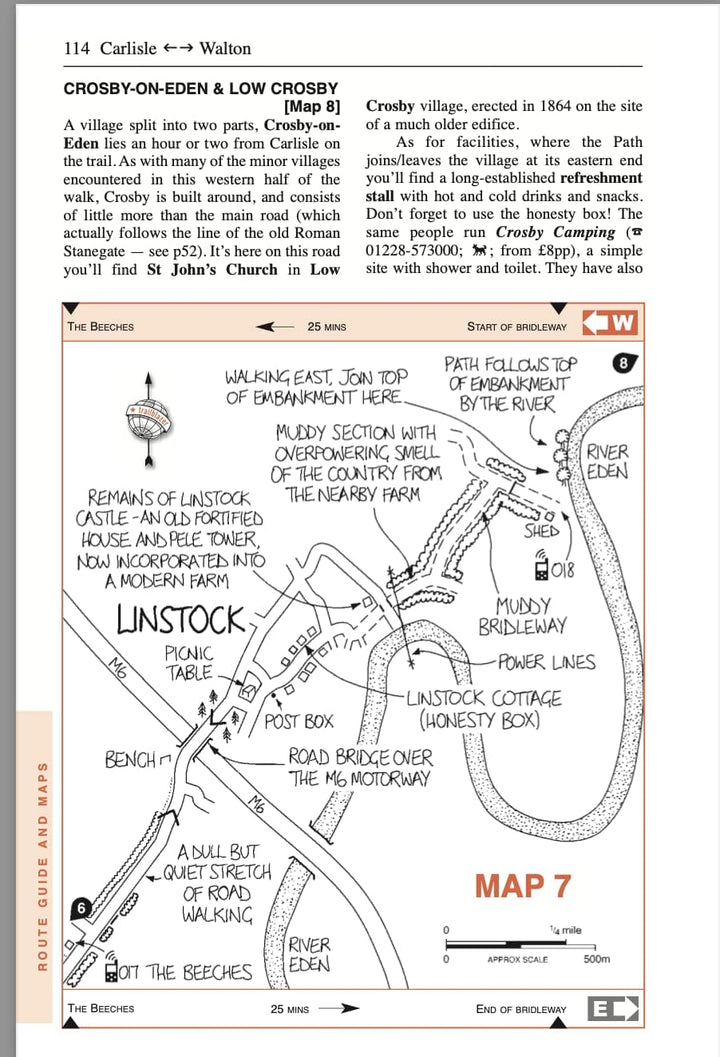 Topoguide de randonnées (en anglais) - Hadrian's Wall Path | Trailblazer guide petit format Trailblazer 