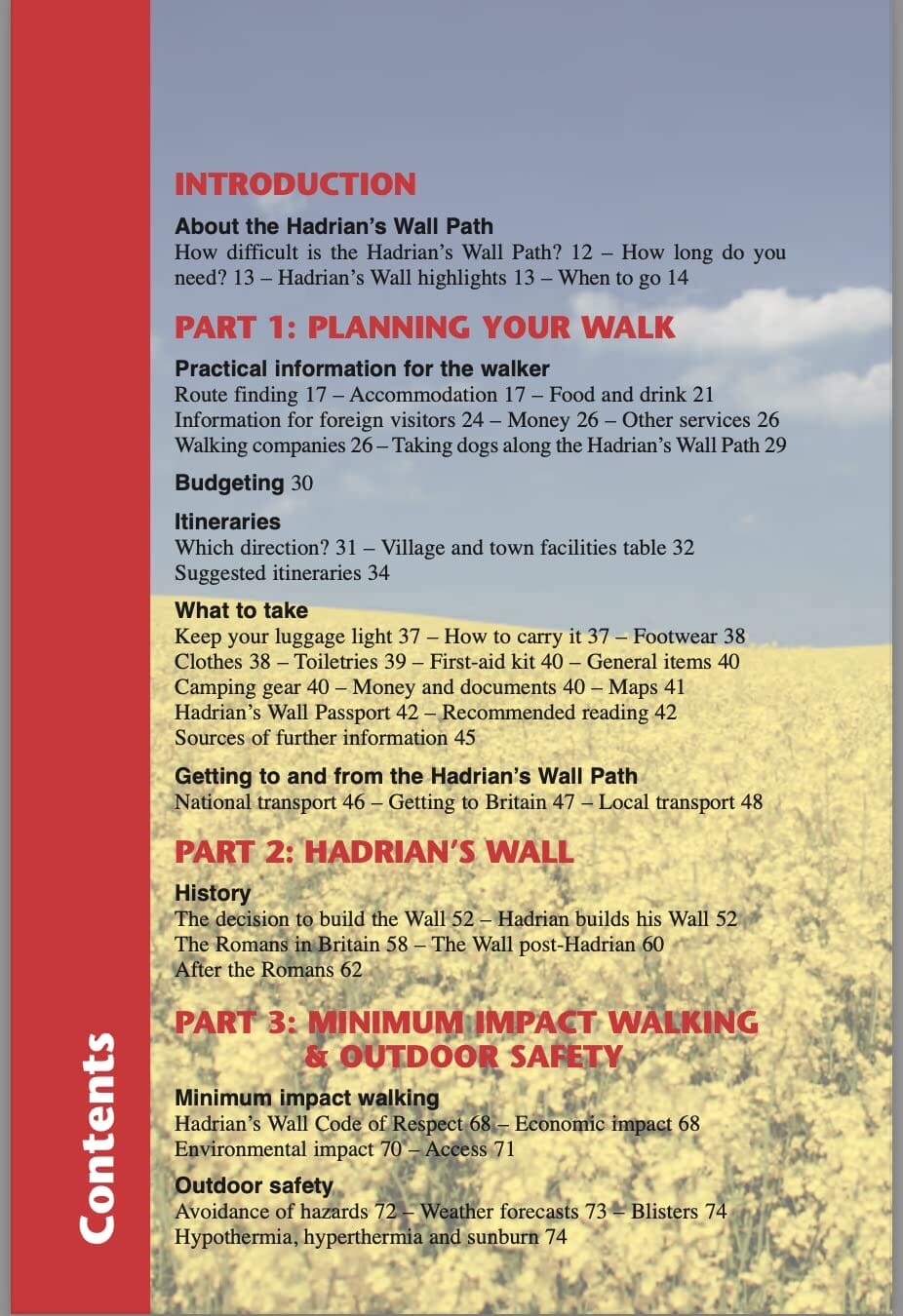 Topoguide de randonnées (en anglais) - Hadrian's Wall Path | Trailblazer guide petit format Trailblazer 