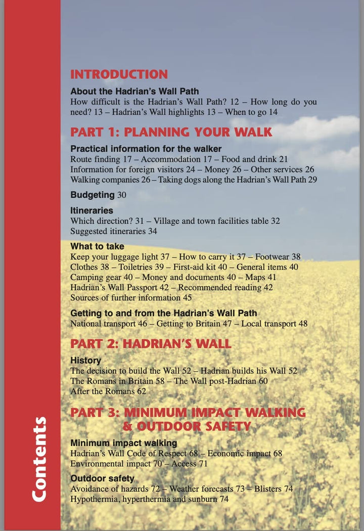 Topoguide de randonnées (en anglais) - Hadrian's Wall Path | Trailblazer guide petit format Trailblazer 
