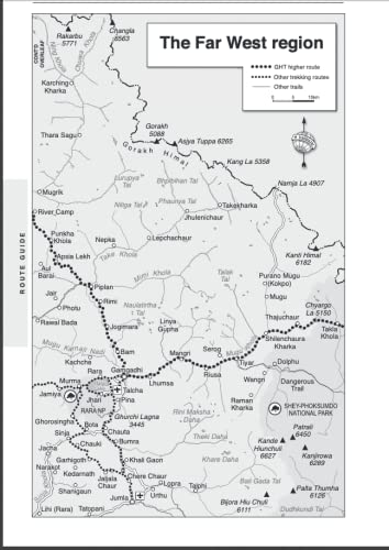 Topoguide de randonnées (en anglais) - Nepal Trekking & The Great Himalaya Trail | Trailblazer guide de randonnée Trailblazer 