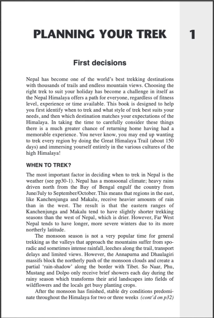 Topoguide de randonnées (en anglais) - Nepal Trekking & The Great Himalaya Trail | Trailblazer guide de randonnée Trailblazer 