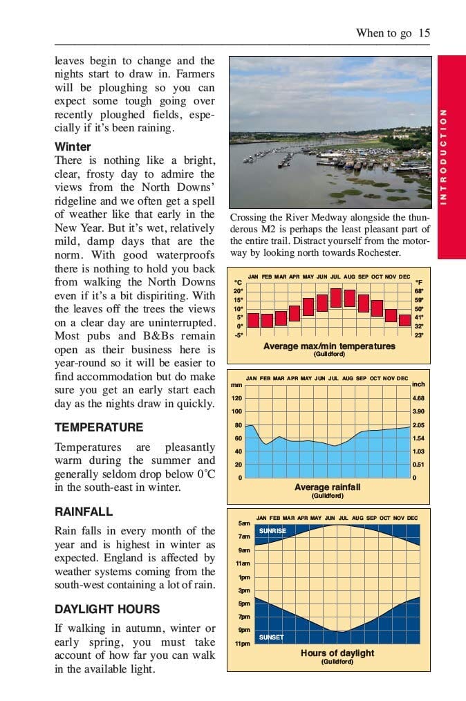 Topoguide de randonnées (en anglais) - North Downs Way | Trailblazer guide de randonnée Trailblazer