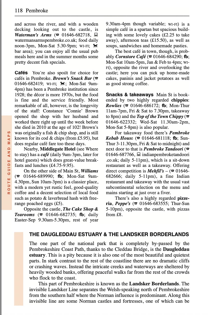 Topoguide de randonnées (en anglais) - Pembrokeshire Coast Path | Trailblazer guide de randonnée Trailblazer 