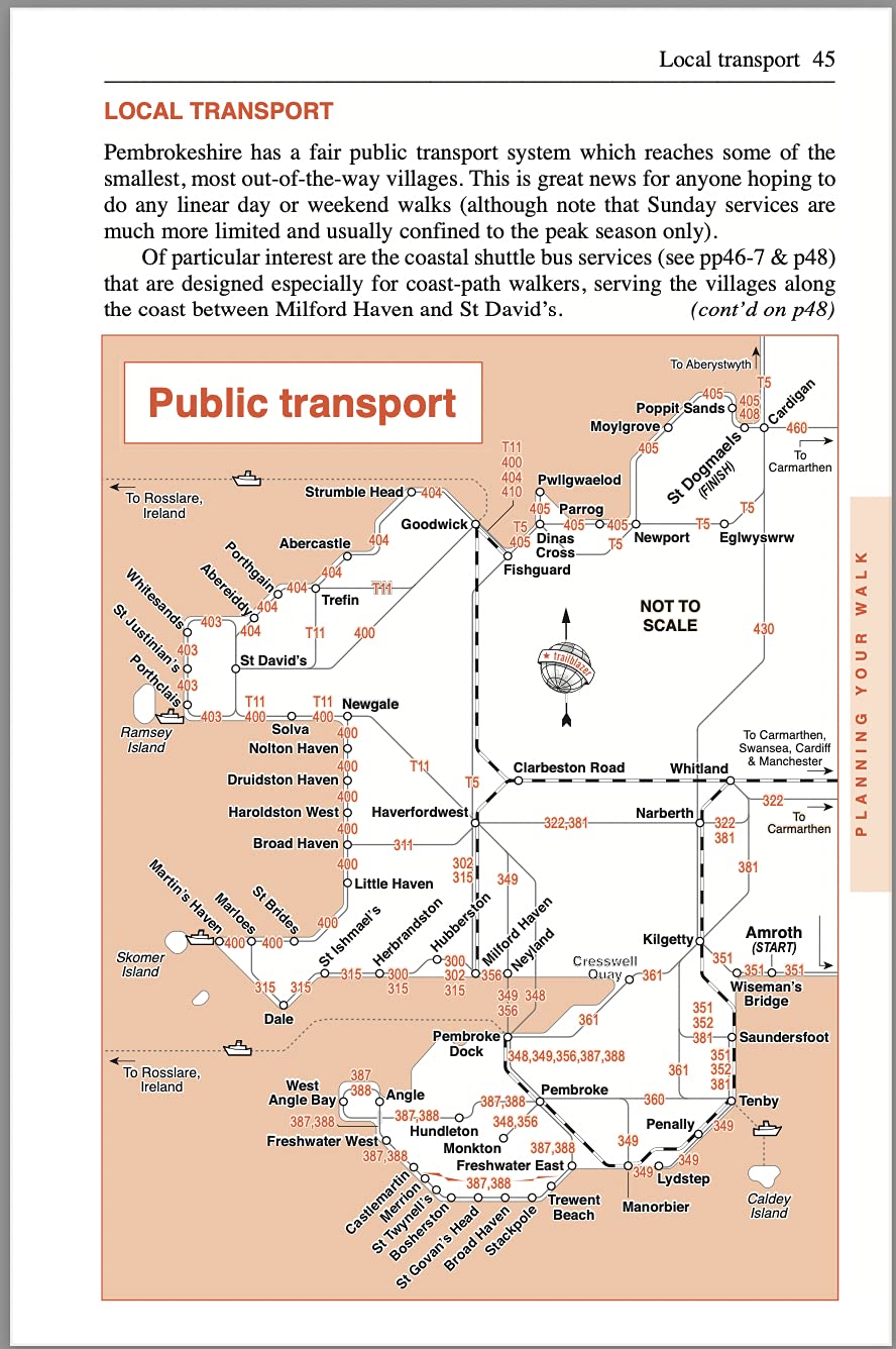 Topoguide de randonnées (en anglais) - Pembrokeshire Coast Path | Trailblazer guide de randonnée Trailblazer 