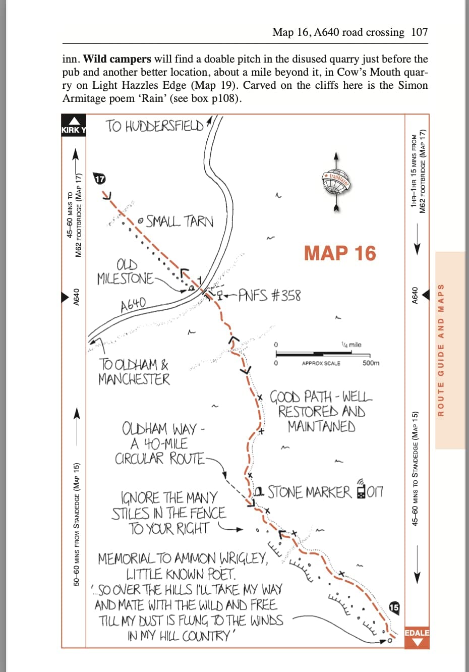 Topoguide de randonnées (en anglais) - Pennine Way | Trailblazer guide de randonnée Trailblazer 