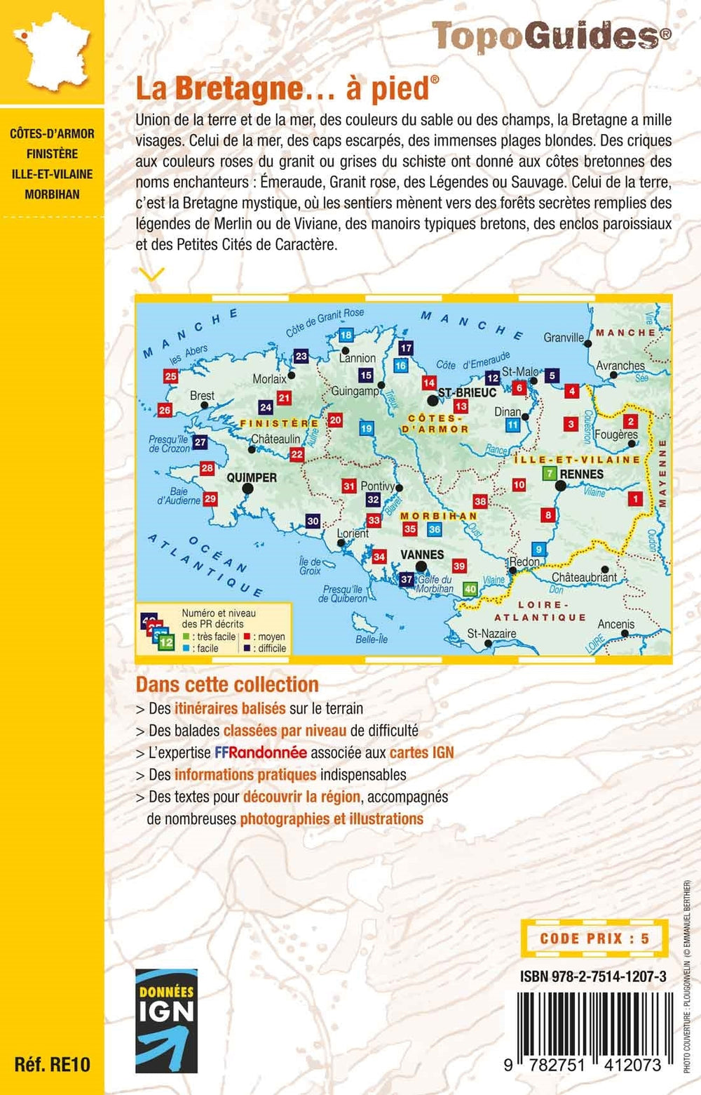 Topoguide de randonnées - La Bretagne à pied | FFR guide de randonnée FFR - Fédération Française de Randonnée 