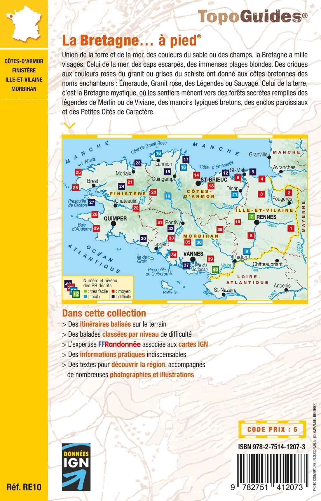 Topoguide de randonnées - La Bretagne à pied | FFR guide de randonnée FFR - Fédération Française de Randonnée 