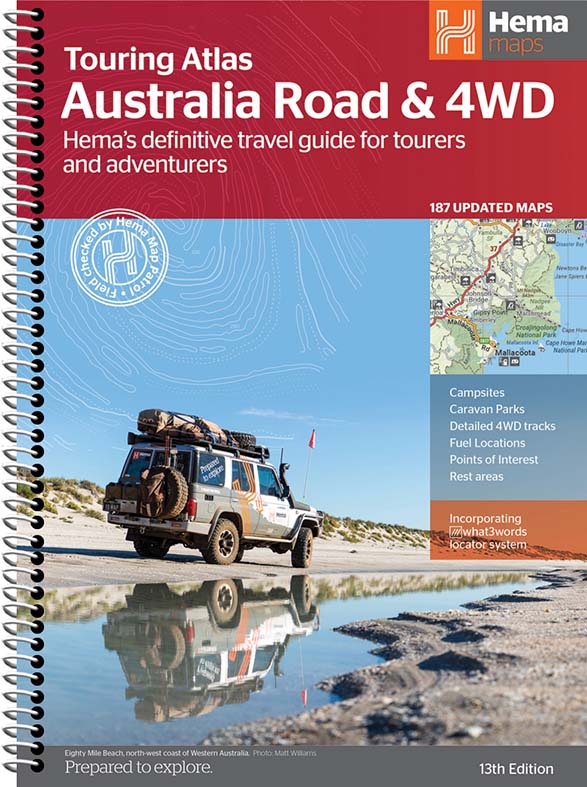 Touring Atlas - Australie (format A4, à spirales) | Hema Maps atlas Hema Maps 