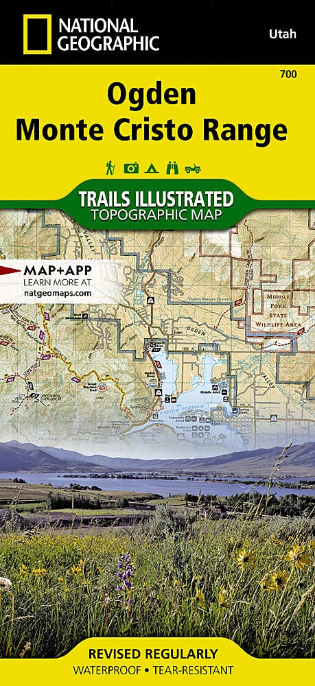 Carte de randonnée n° 700 - Ogden Monte Cristo Range (Utah) | National Geographic carte de randonnée National Geographic