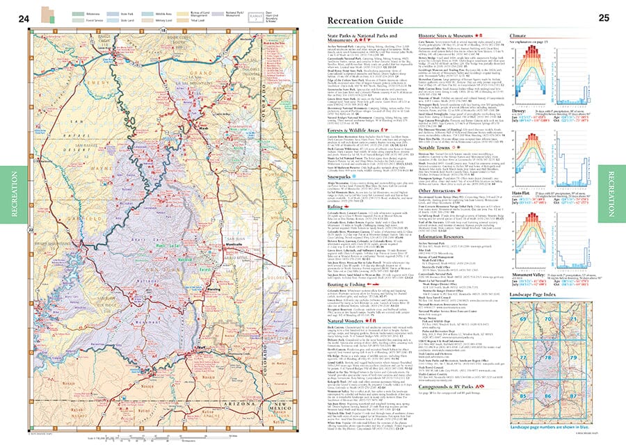 Utah Road and Recreation Atlas | Benchmark Maps atlas Benchmark Maps 