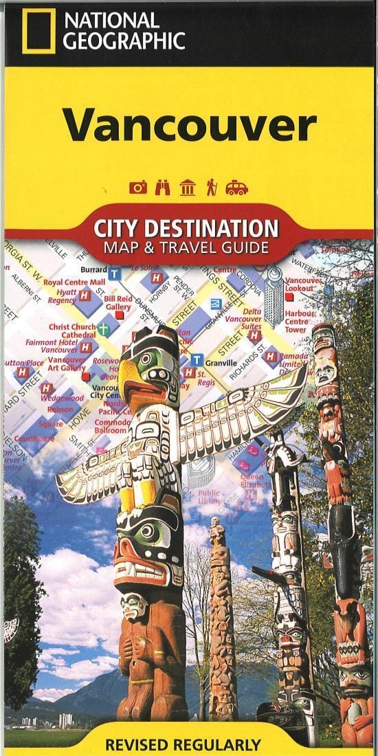 Vancouver, British Columbia Destination Map | National Geographic Maps Road Map 